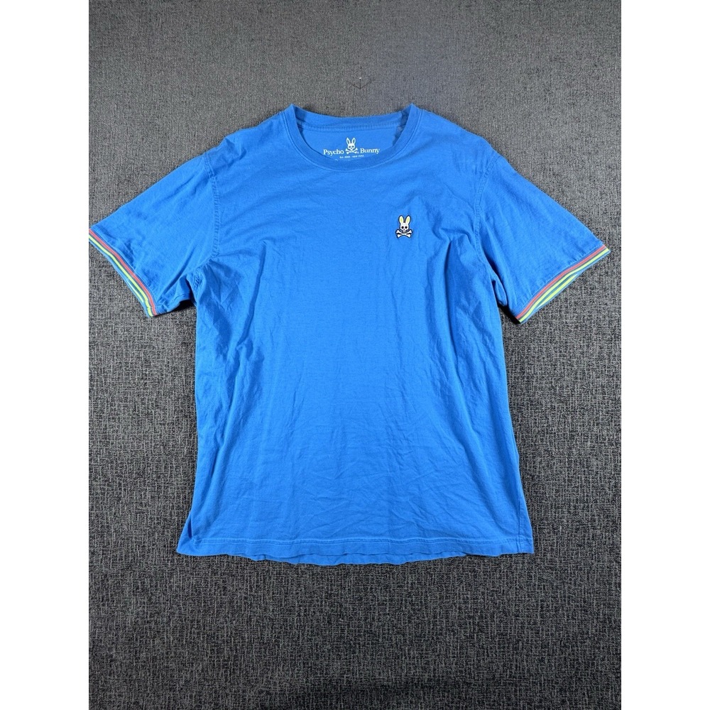 Women's Psycho‎ Bunny 100% Pima Cotton tshirt size 5 Logo Crew Neck m5